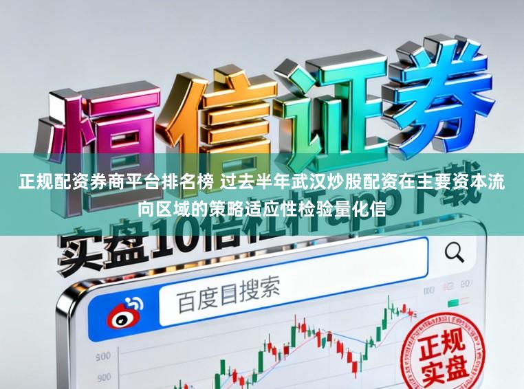 正规配资券商平台排名榜 过去半年武汉炒股配资在主要资本流向区域的策略适应性检验量化信